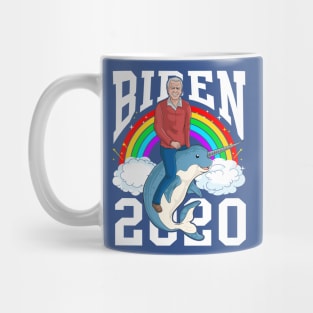 Joe Biden 2020 Election Narwhal Democrat Mug